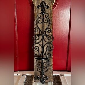 Vintage Architectural Salvage, Rustic Iron Scrolls, and Fleur De Lis Details